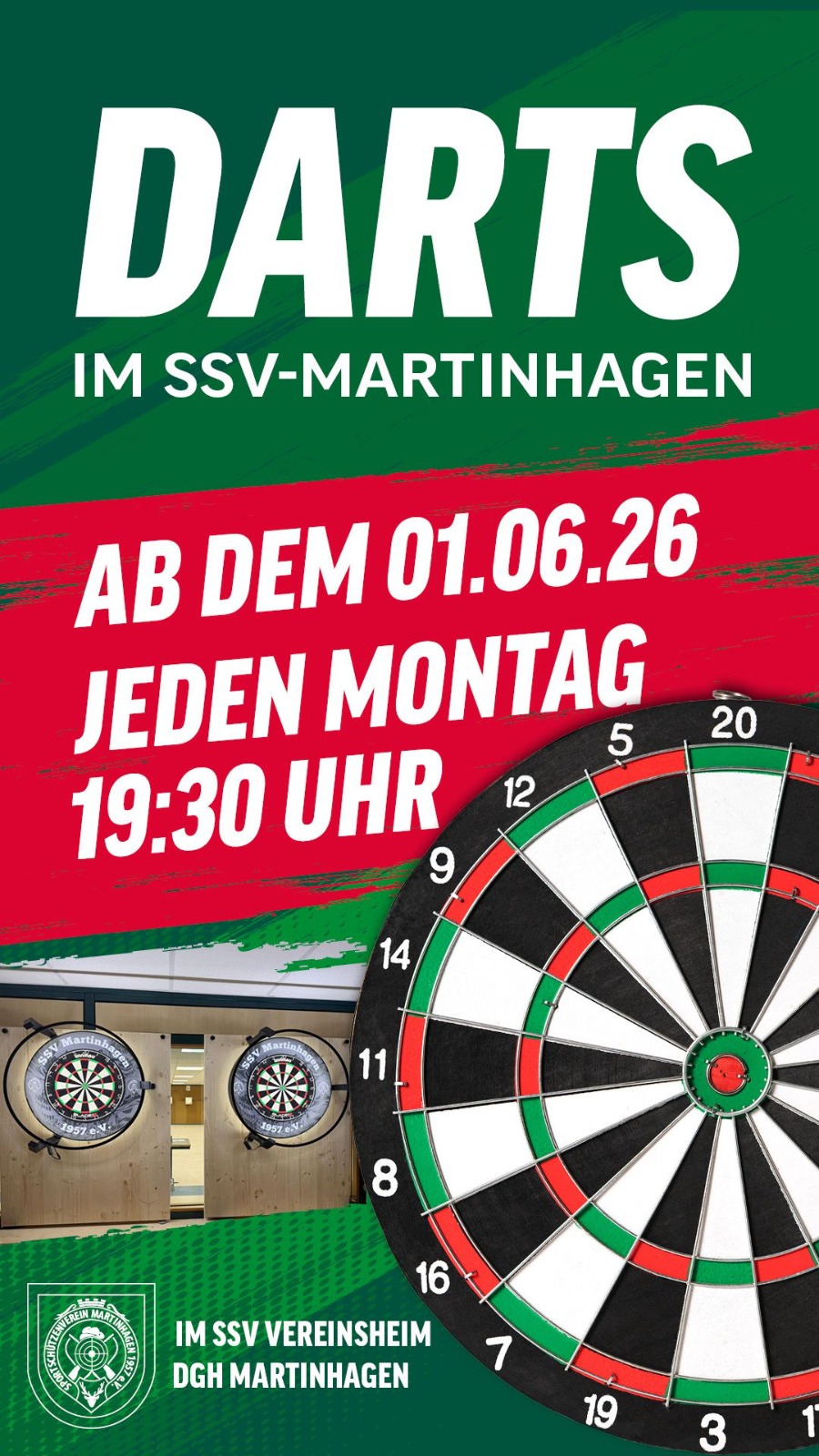 Vorschaubild zu Darts im SSV Martinhagen